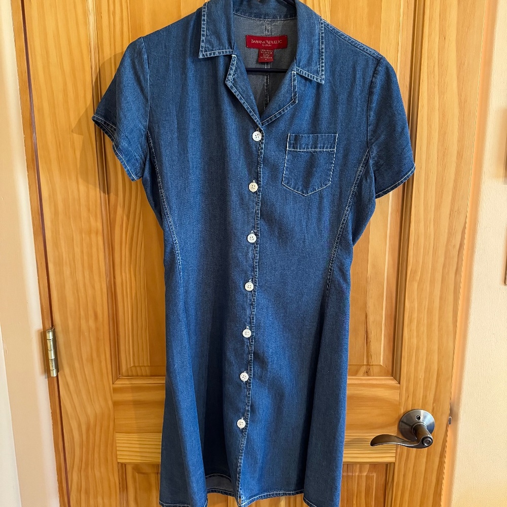 Banana Republic Short Denim Dress